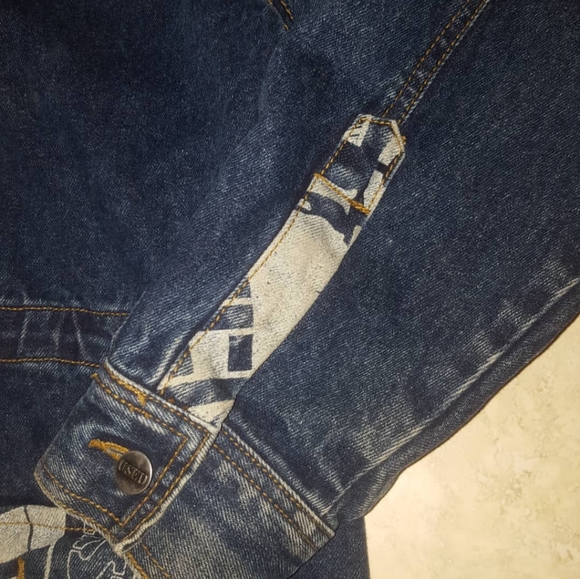 Vintage get used by elie jean trench jacket sz.medium - Picture 5 of 9